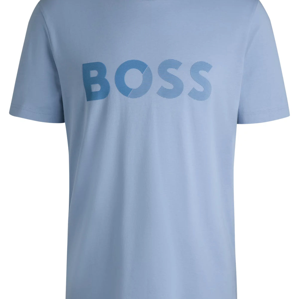 
                      
                        T-Shirt Boss de couleur Bleu
                      
                    