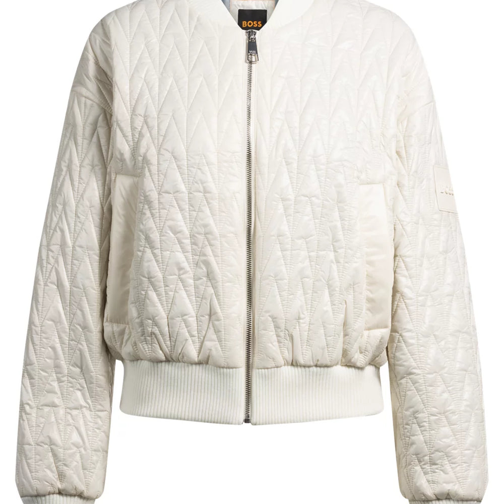 
                      
                        Manteau Boss de couleur Blanc Cassé
                      
                    