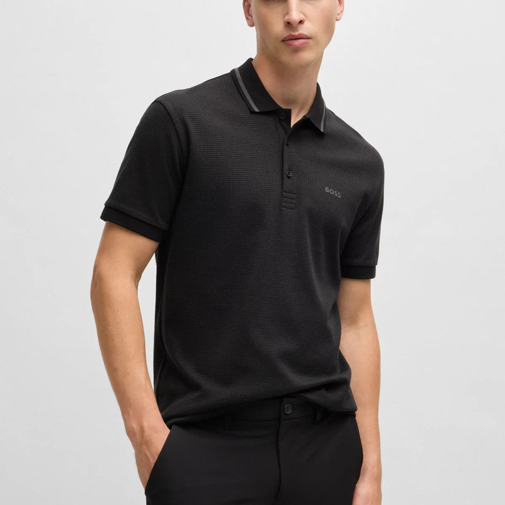 Polo Boss de couleur Noir