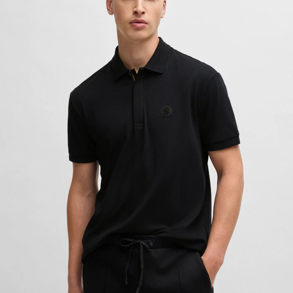 Polo Boss de couleur Noir