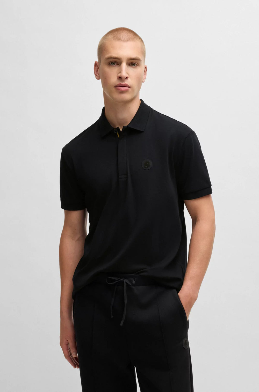 Polo Boss de couleur Noir