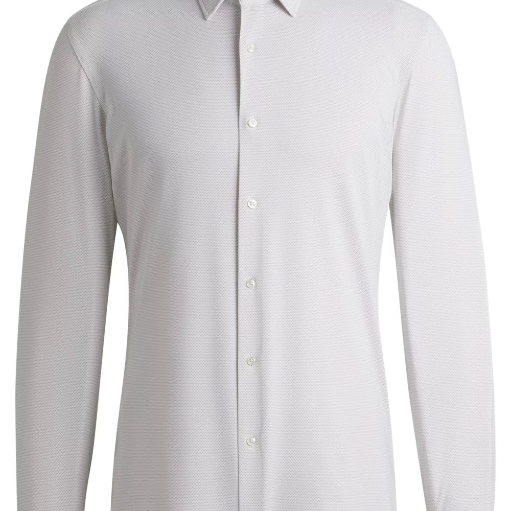 
                      
                        Chemise À Manches Longues Boss de couleur Beige Pale
                      
                    