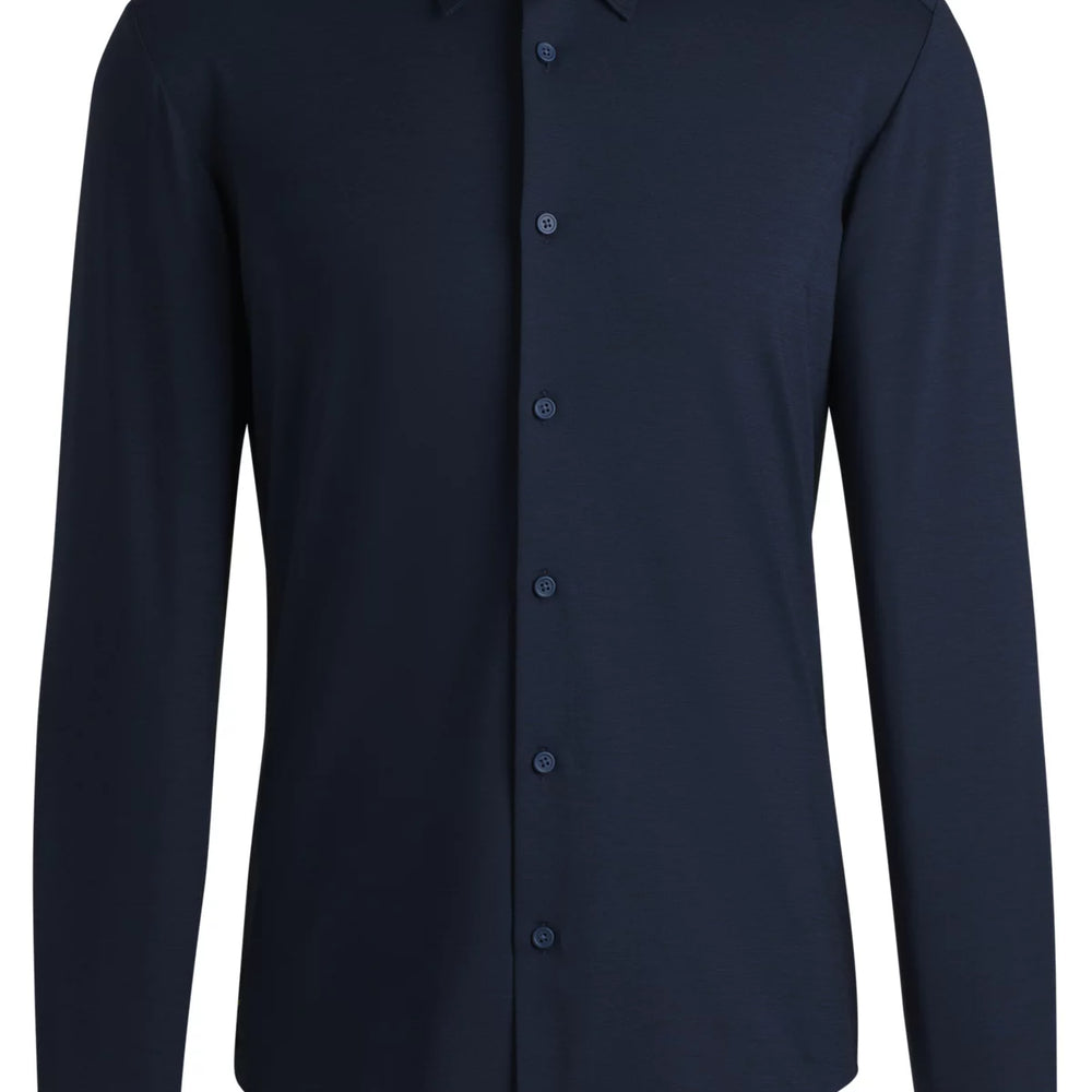 
                      
                        Chemise À Manches Longues Boss de couleur Marine
                      
                    