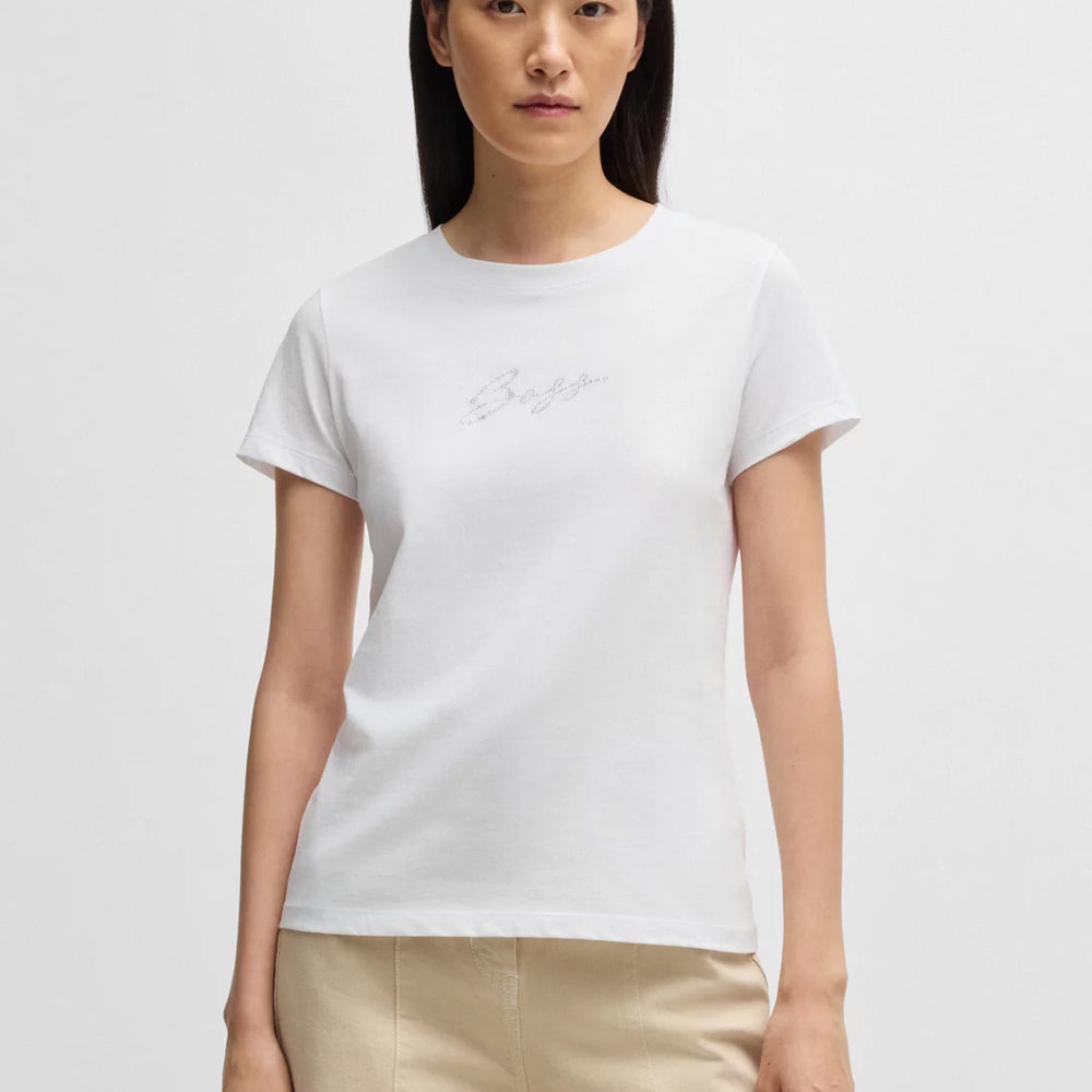 T-Shirt Boss de couleur Blanc