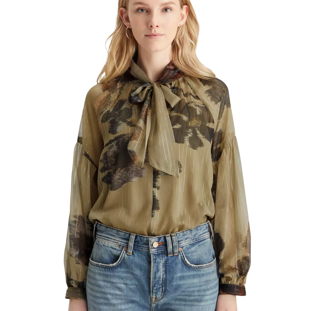 
                      
                        Blouse Scotch&Soda de couleur Vert
                      
                    