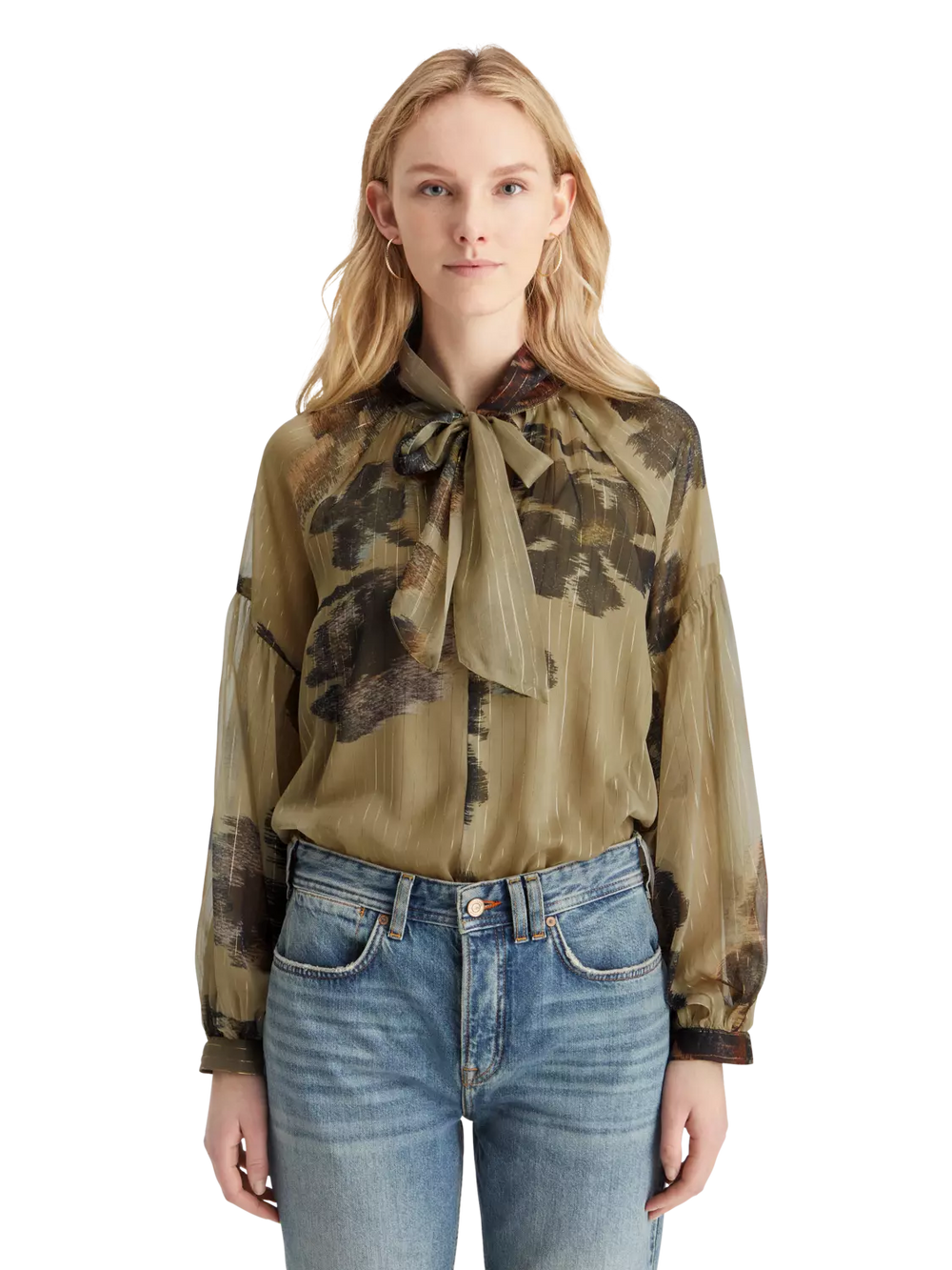 Blouse Scotch&Soda de couleur Vert