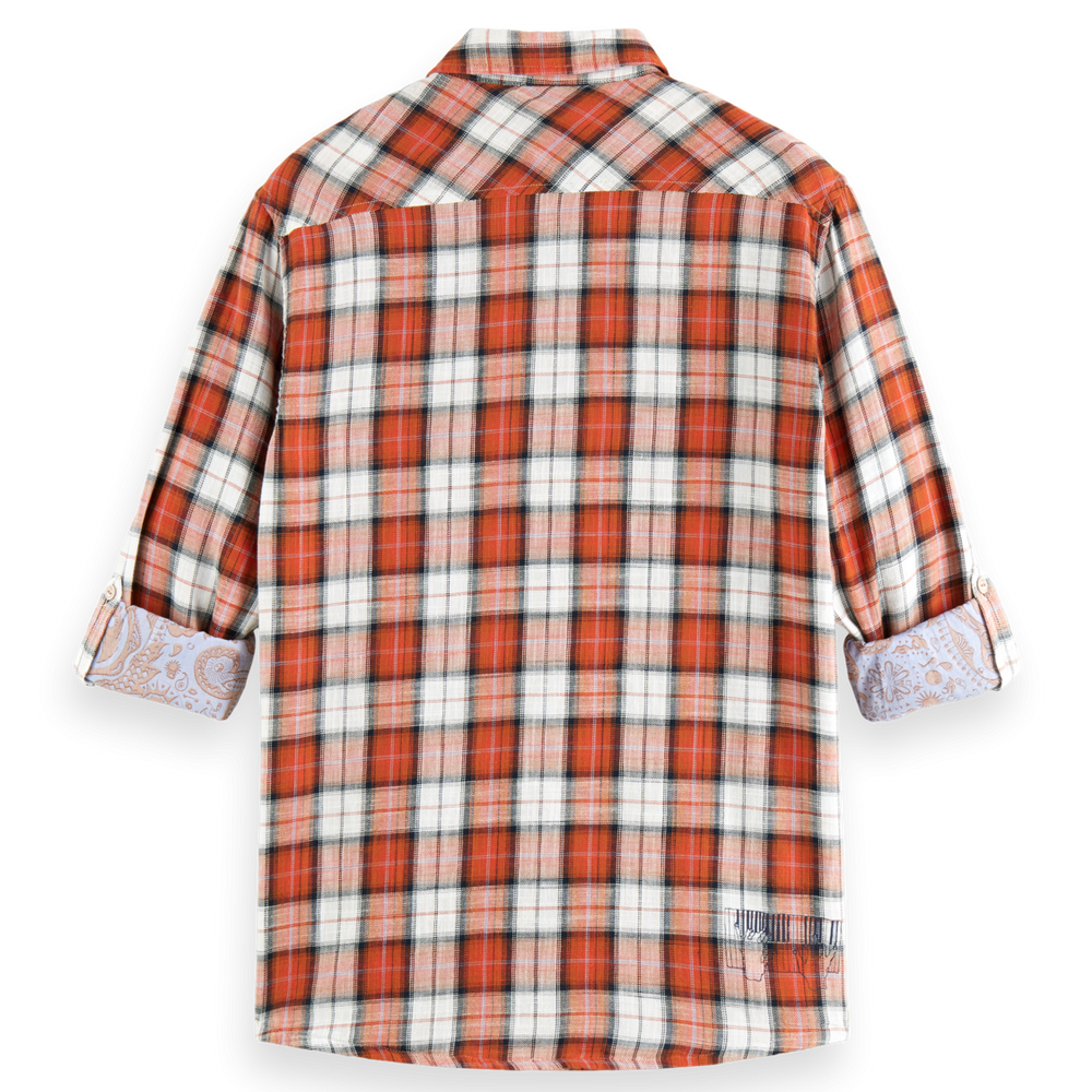 
                      
                        Chemise A Carreaux Scotch&Soda de couleur Rouge
                      
                    