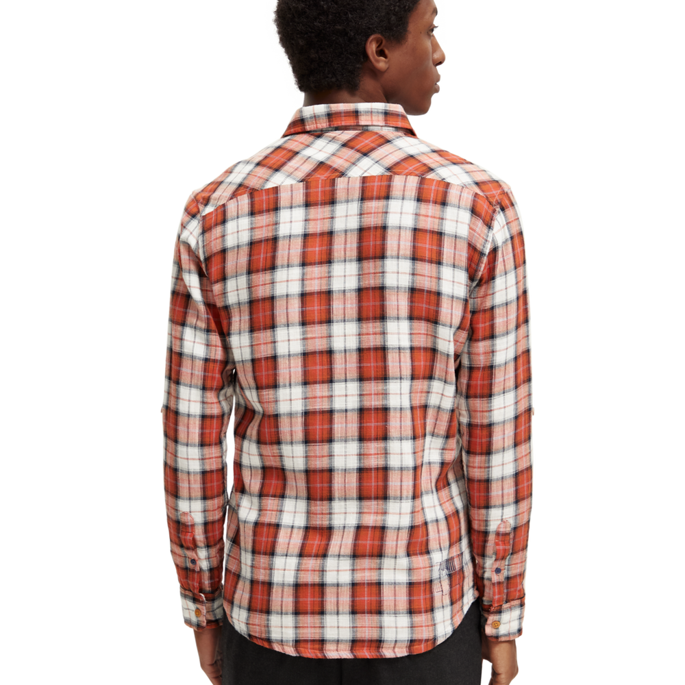 
                      
                        Chemise A Carreaux Scotch&Soda de couleur Rouge
                      
                    