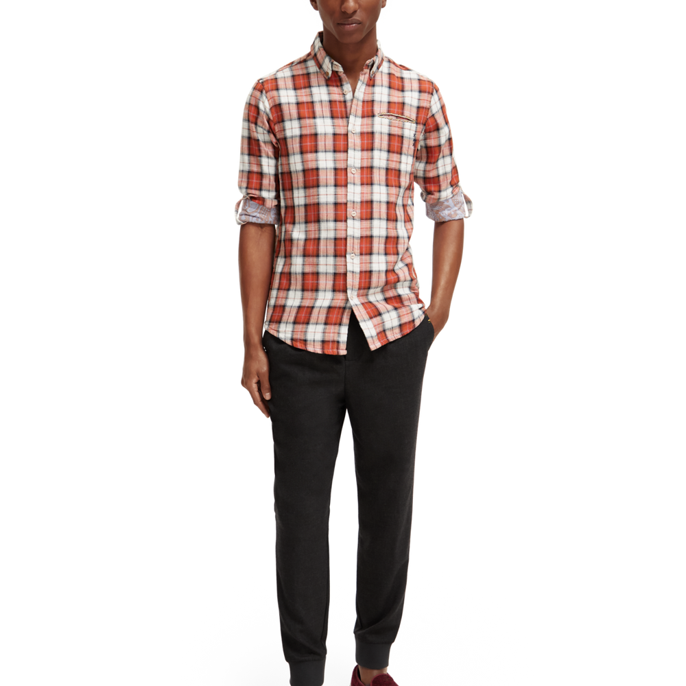 
                      
                        Chemise A Carreaux Scotch&Soda de couleur Rouge
                      
                    