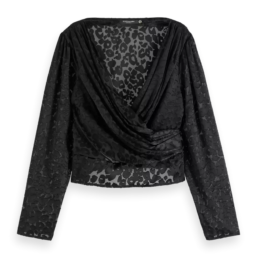 Blouse Scotch&Soda de couleur Noir