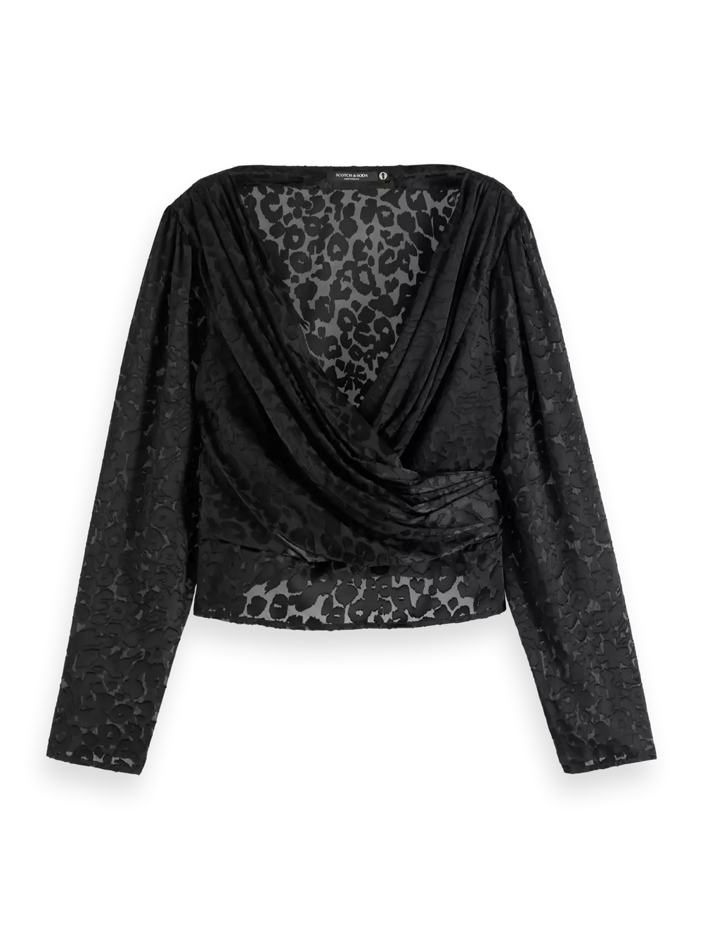 Blouse Scotch&Soda de couleur Noir