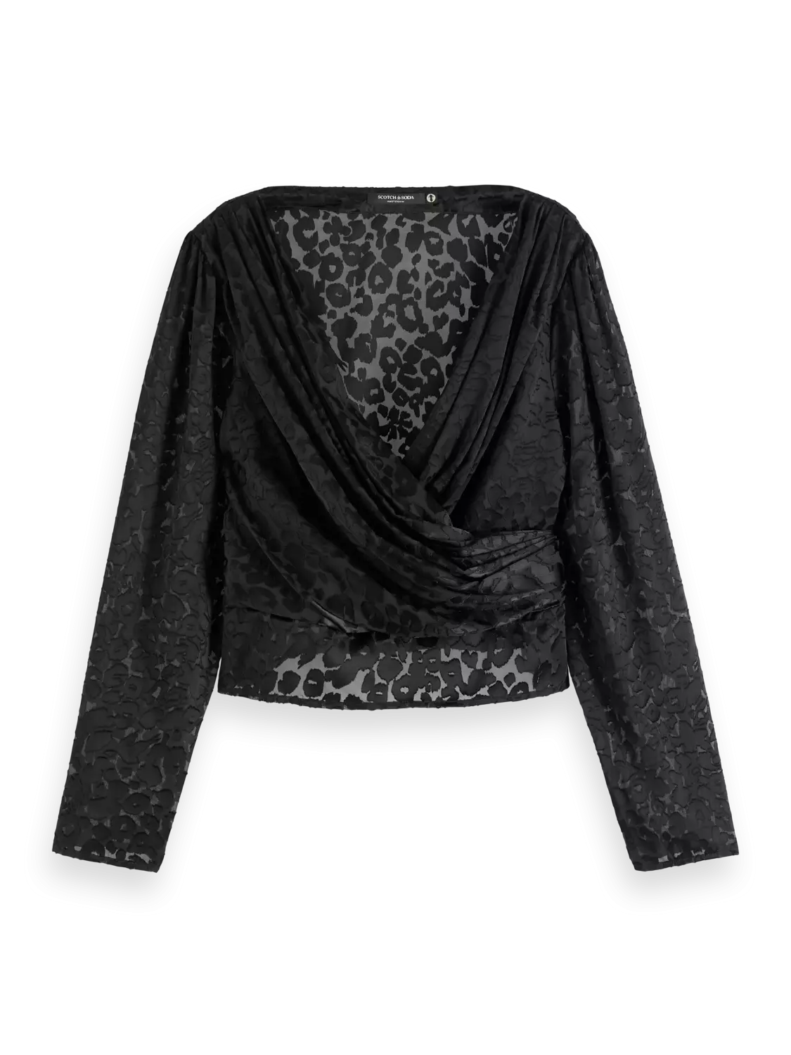 Blouse Scotch&Soda de couleur Noir