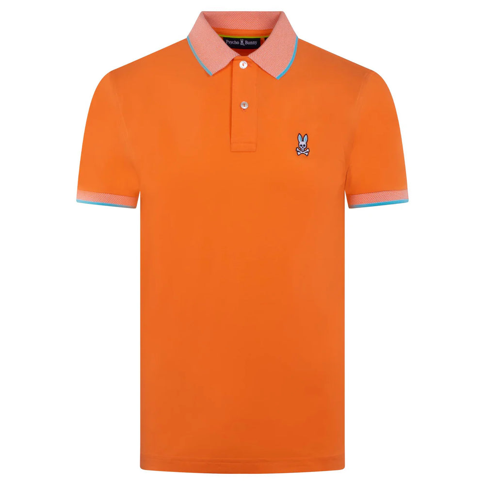 Polo Psycho Bunny de couleur Orange