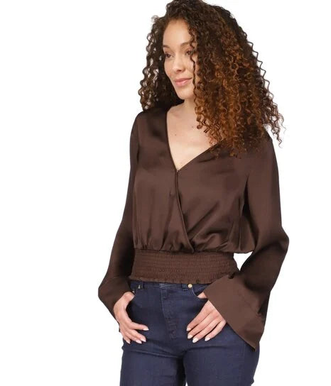 
                      
                        Blouse Michael Kors de couleur Chocolat
                      
                    