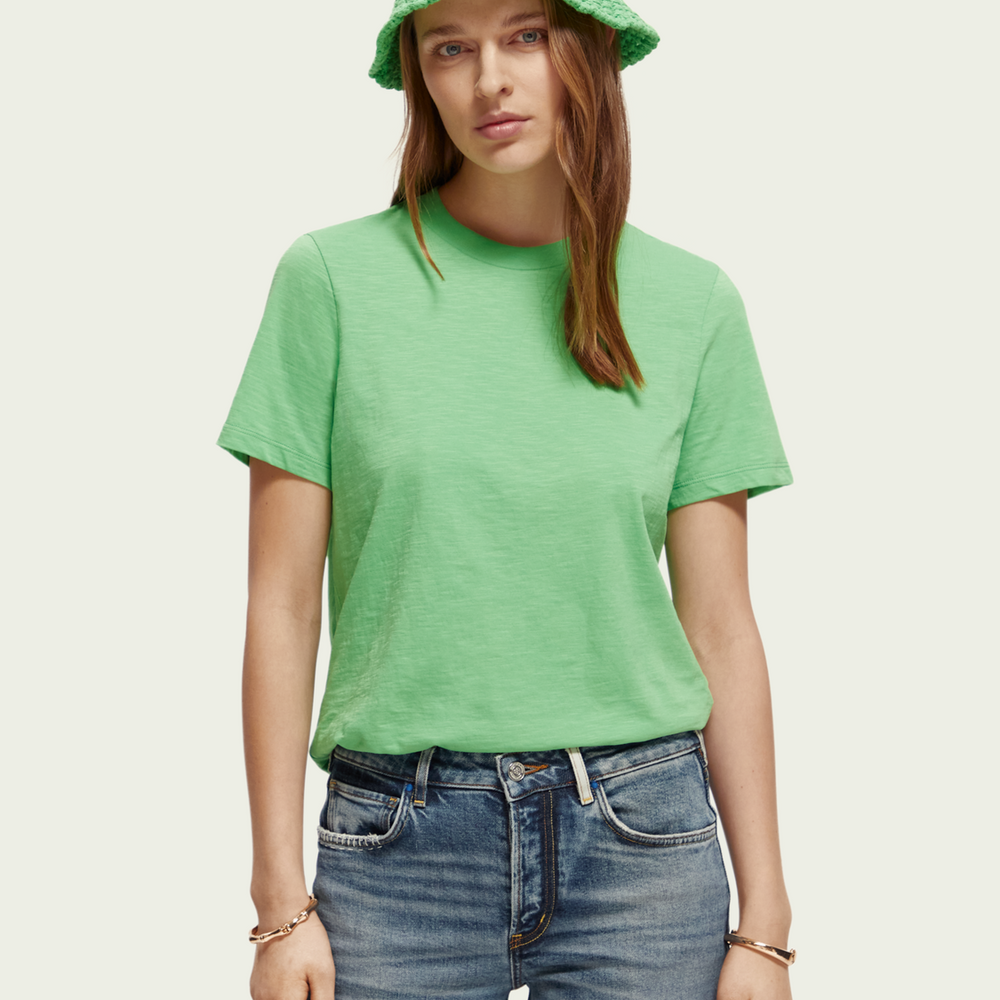 T-Shirt Scotch&Soda de couleur Vert