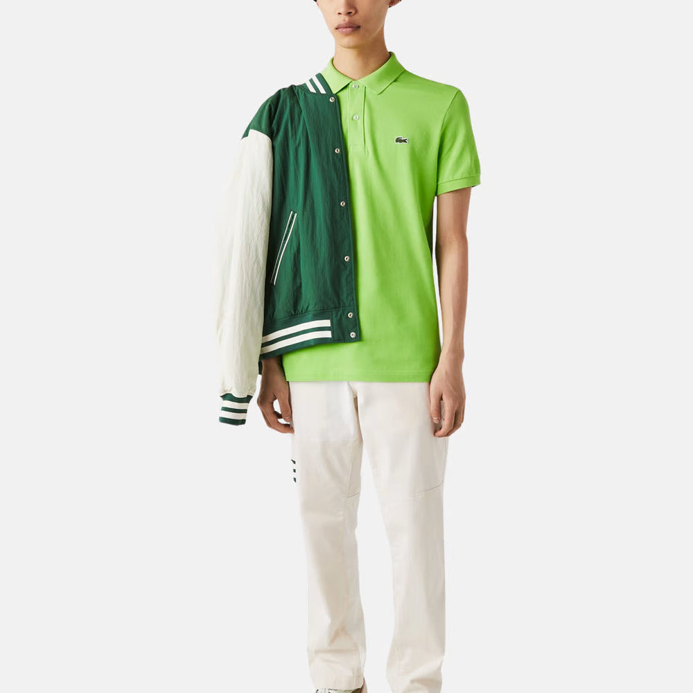 
                      
                        Green Lacoste polo shirt
                      
                    