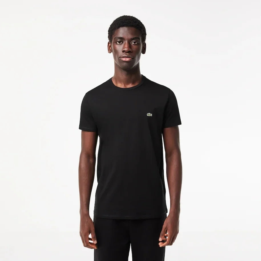 T-Shirt Lacoste de couleur Noir