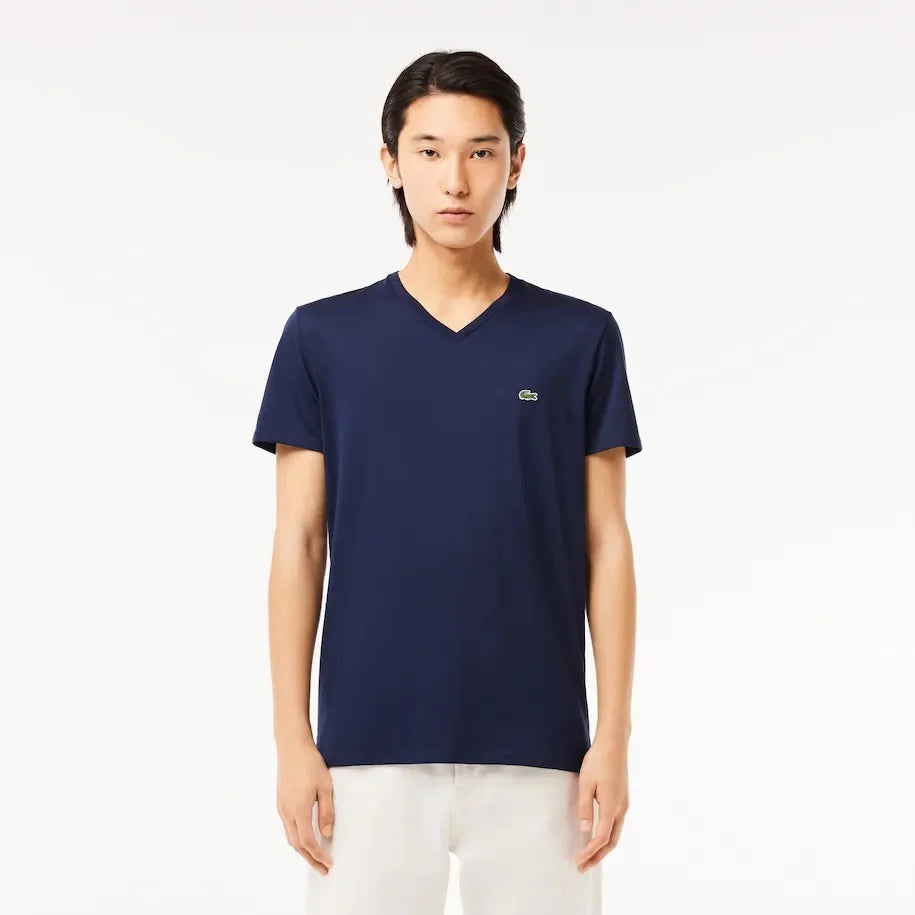 T-Shirt Lacoste de couleur Marine