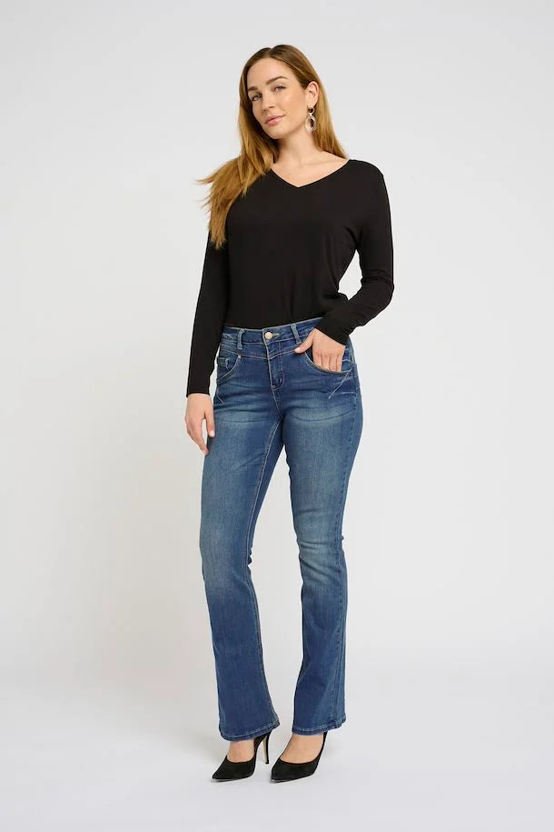 
                      
                        Jeans Cream de couleur Denim
                      
                    