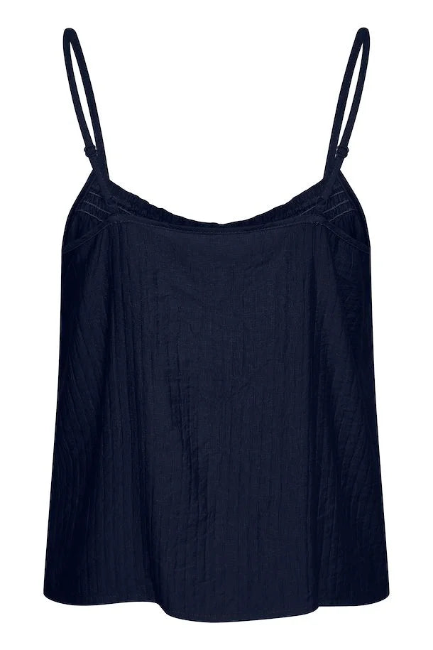 
                      
                        Lori Cream camisole in Navy color
                      
                    