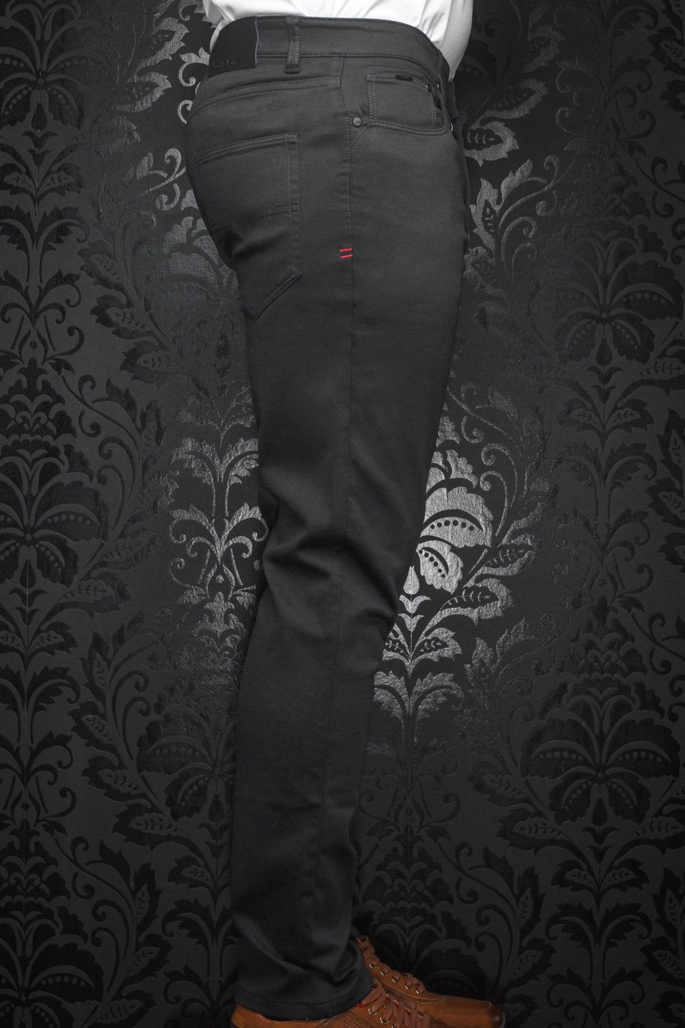 PANTALON | JOHNNY-SKC, dark grey - AU NOIR