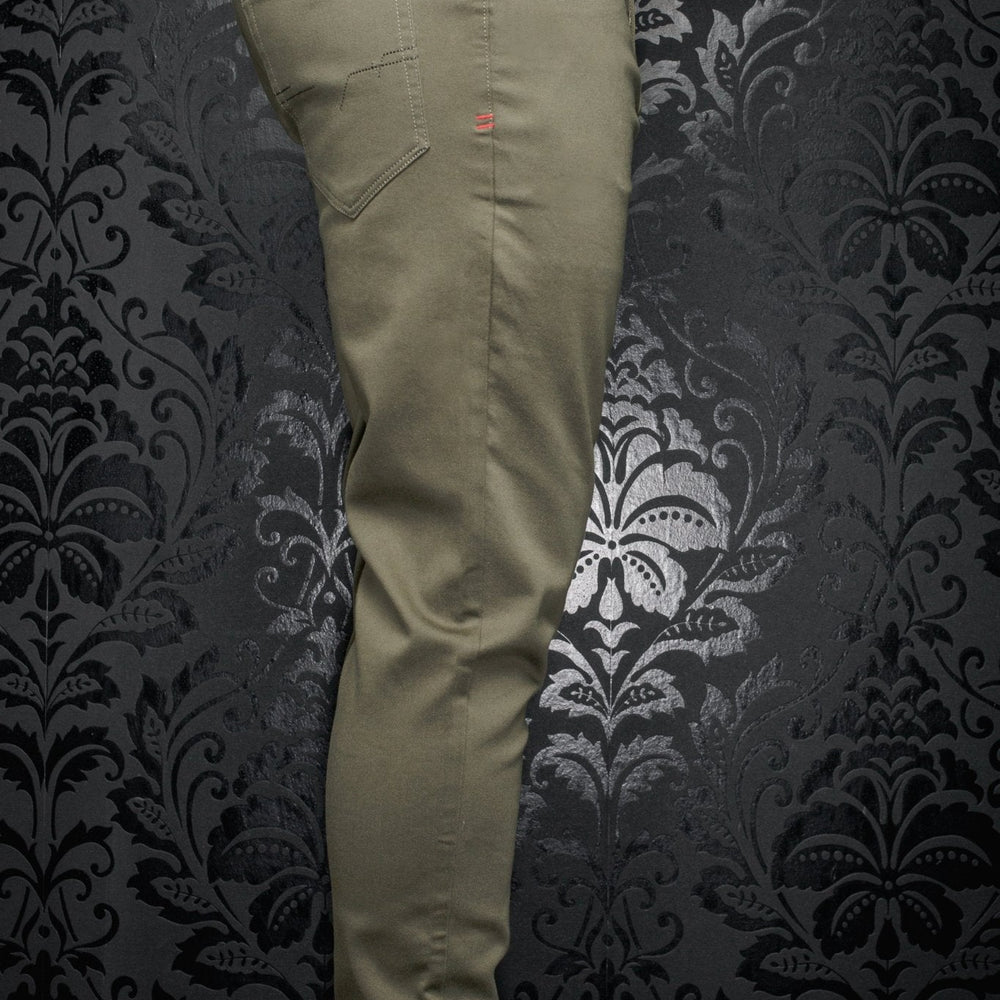 PANTALON | JOHNNY-SKC, olive - AU NOIR