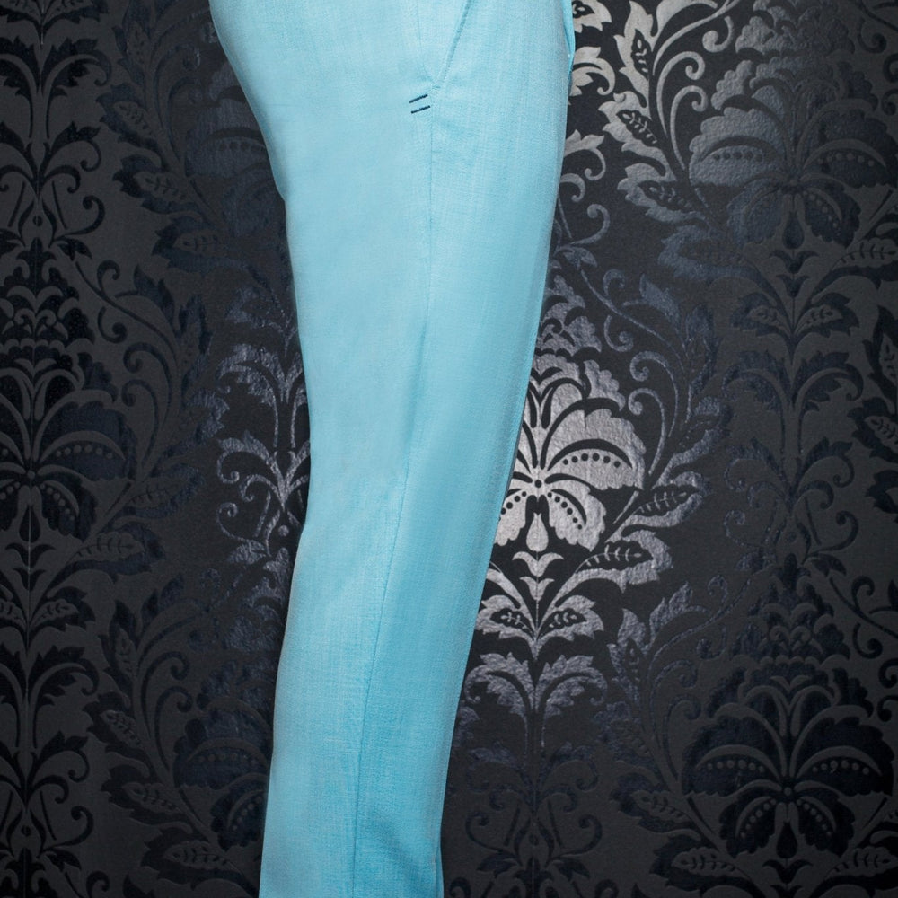 
                  
                    PANTALON | WESSON-LANCASTER, Turquoise - AU NOIR
                  
                