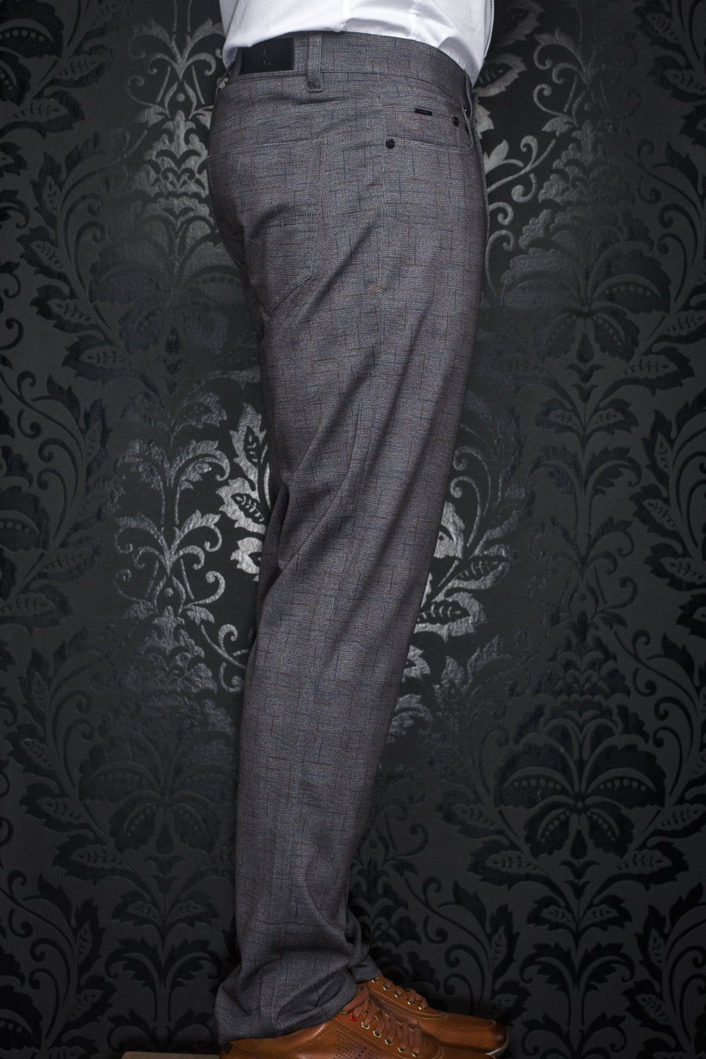 PANTALON | WINCHESTER-SIDNEY, Dark Grey - AU NOIR