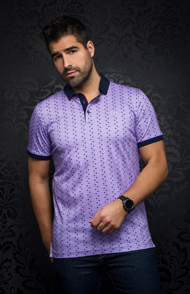 Polo - BATTISTA, lavender - AU NOIR