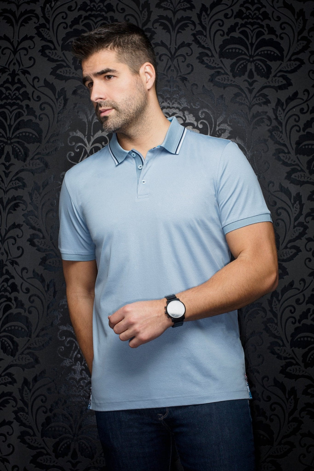 POLO | DELLARIO, Light Blue - AU NOIR