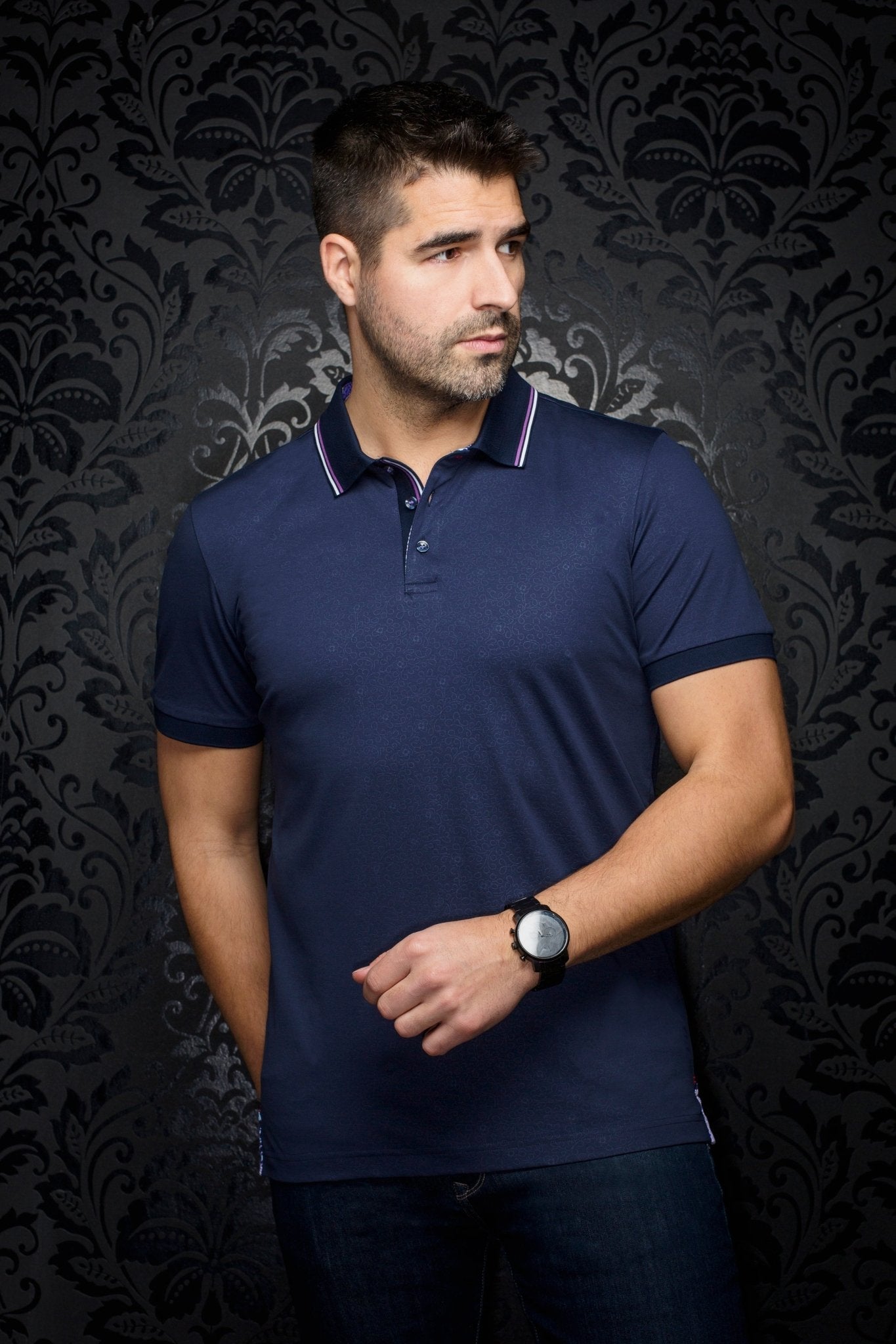 POLO | DELLARIO, Navy - AU NOIR