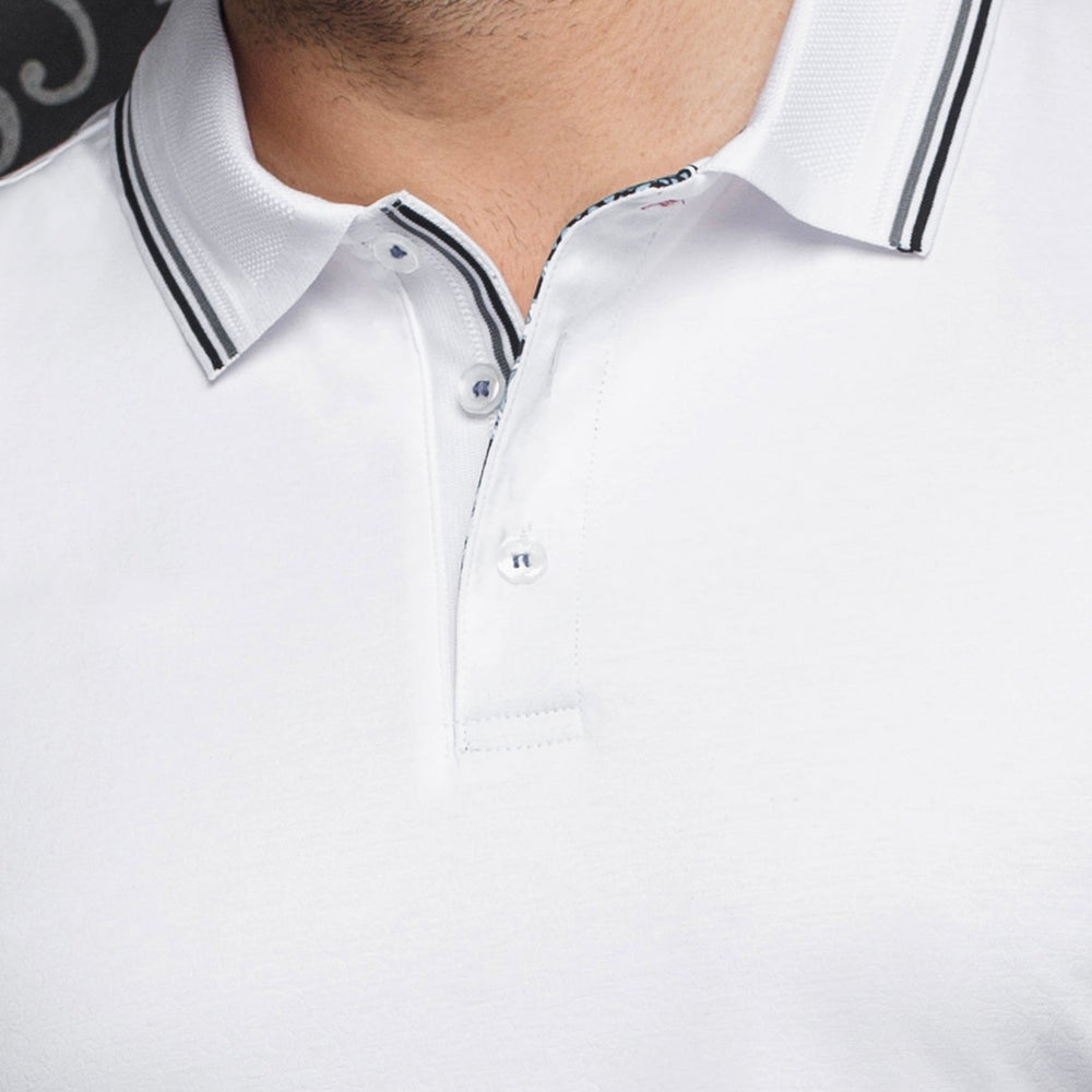 
                  
                    POLO | DELLARIO, White - AU NOIR
                  
                