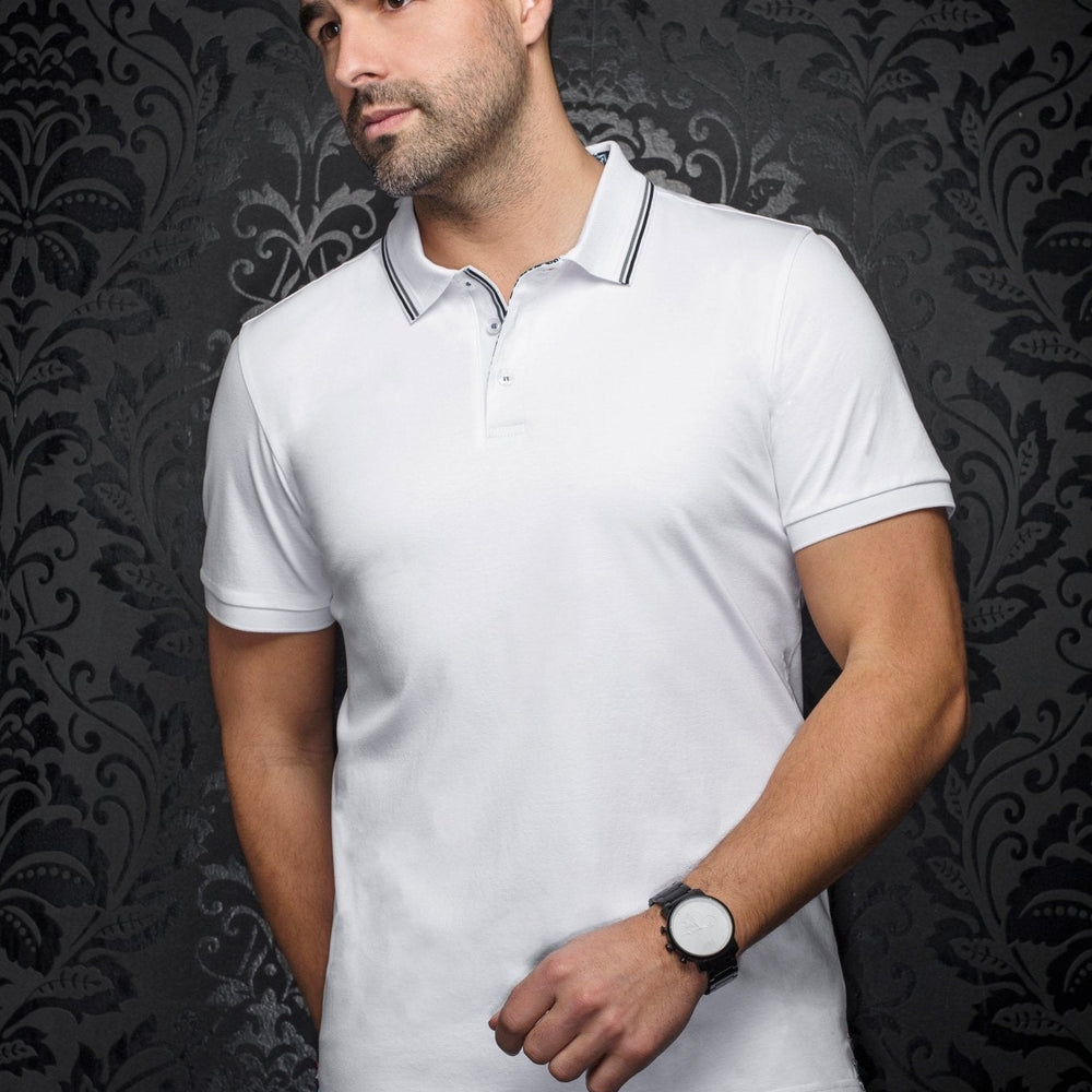 
                  
                    POLO | DELLARIO, White - AU NOIR
                  
                