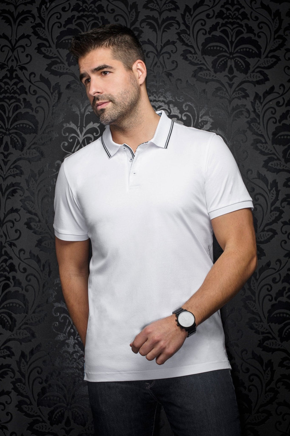 POLO | DELLARIO, White - AU NOIR