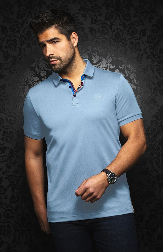 
                  
                    Polo | Eagle Light Blue - AU NOIR
                  
                