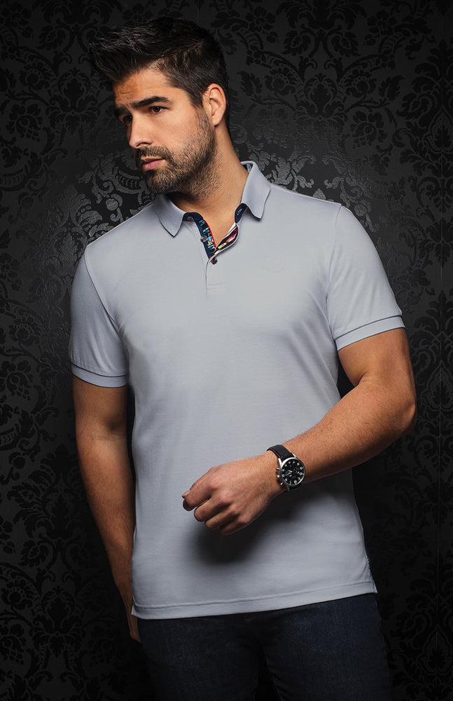 
                  
                    Polo | Eagle light grey - AU NOIR
                  
                