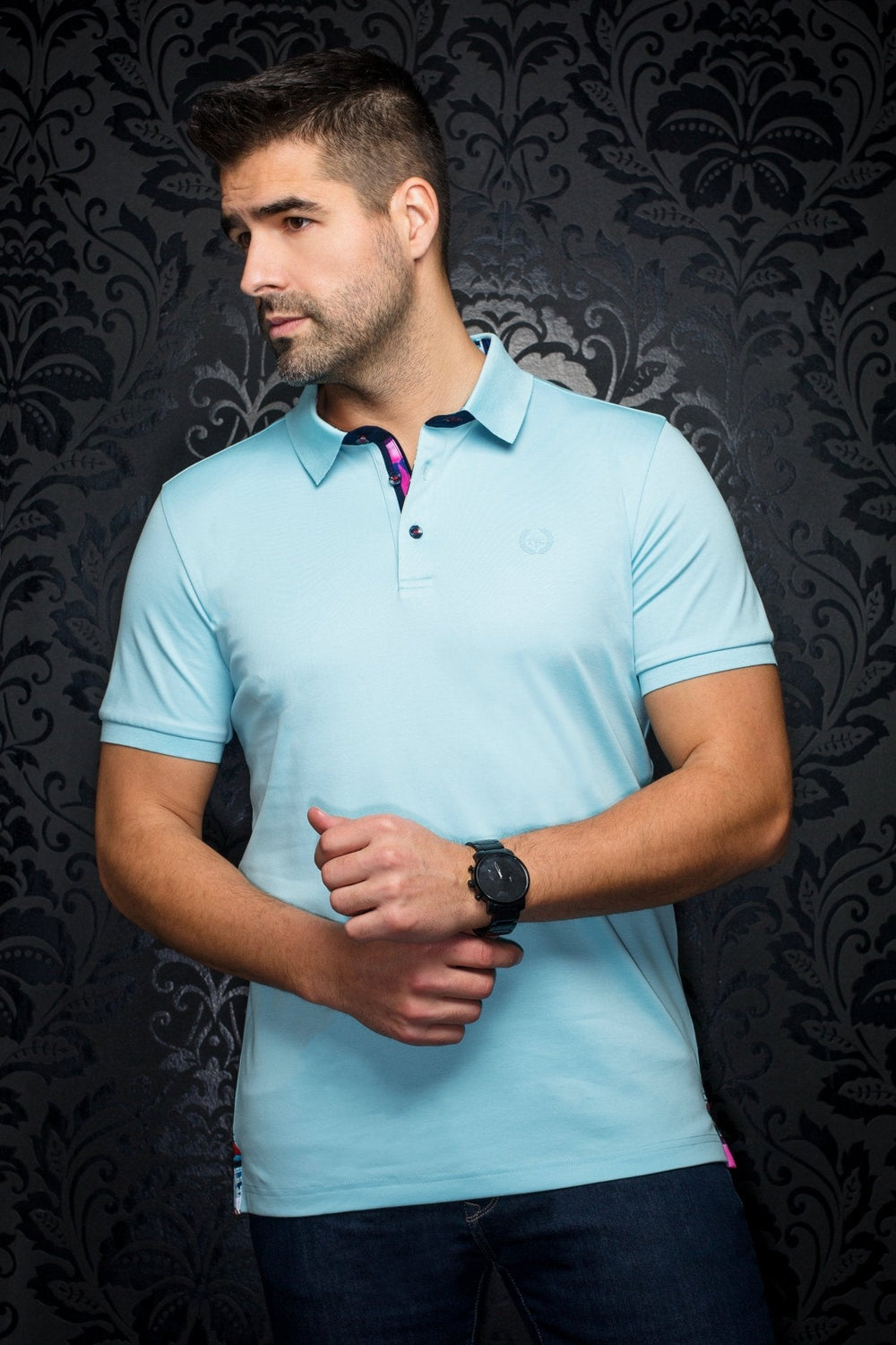 POLO | EAGLE, Light Turquoise - AU NOIR