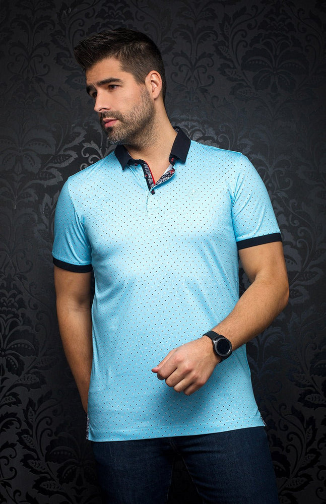 
                  
                    Polo - HEROLD, Turquoise - AU NOIR
                  
                