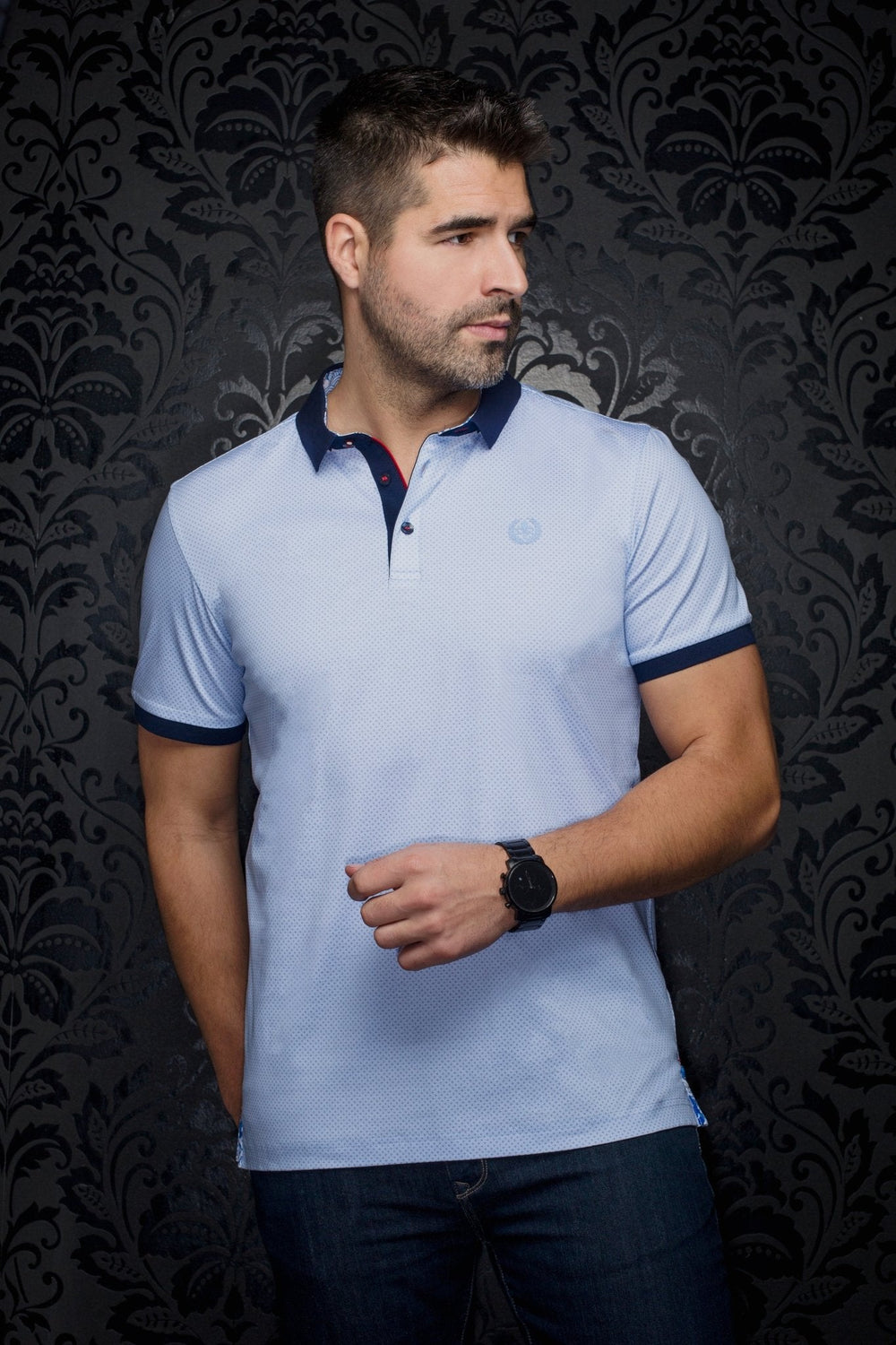 POLO | LINDELL, Light Blue - AU NOIR