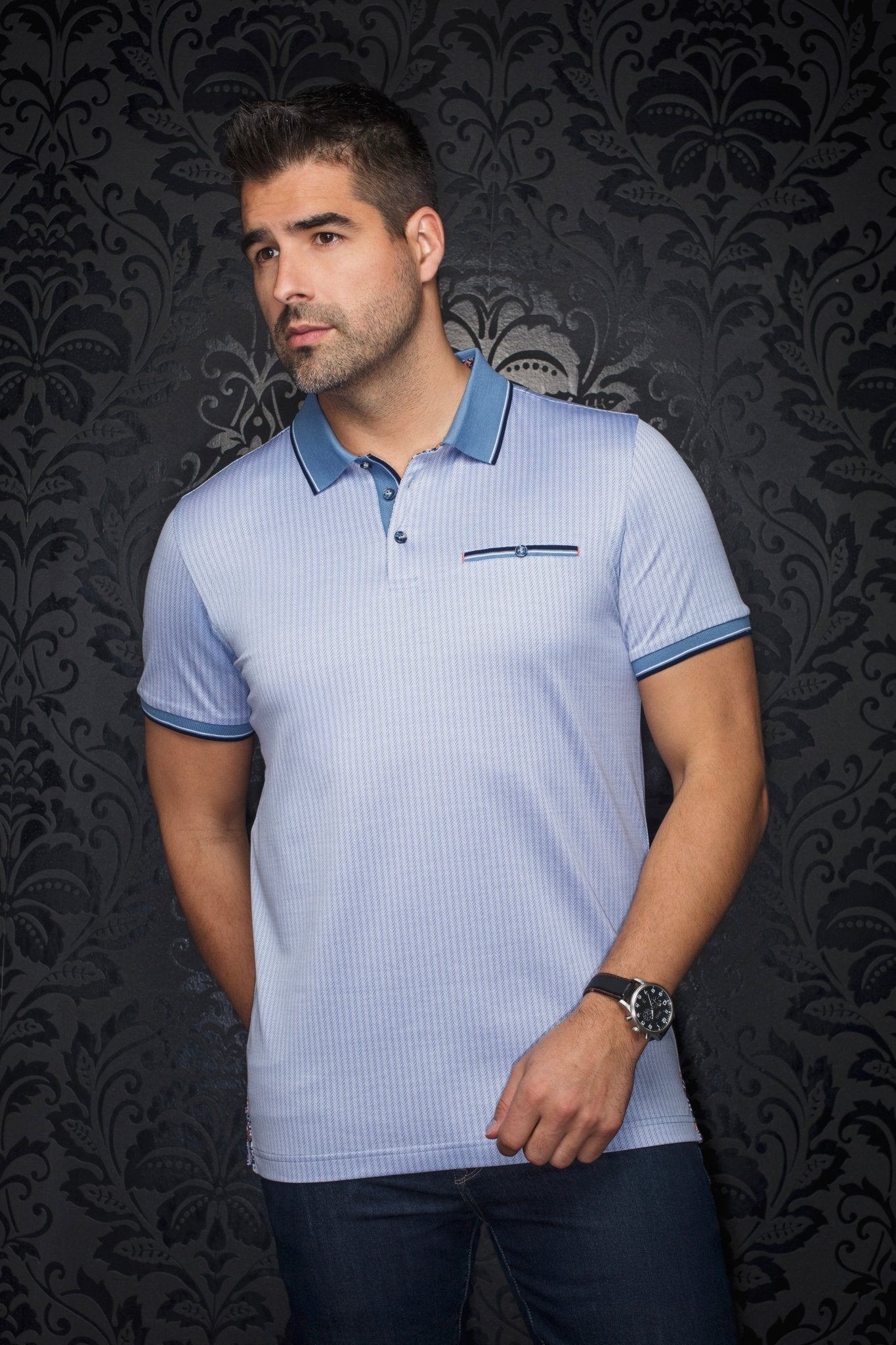 POLO | MAYBERRY, Light Blue - AU NOIR