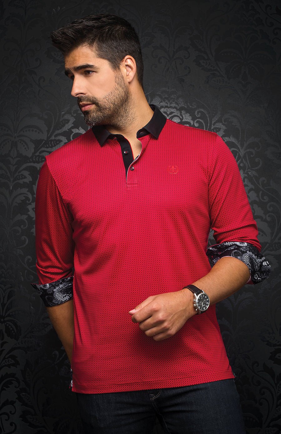 Polo | PRIMO, Red - AU NOIR