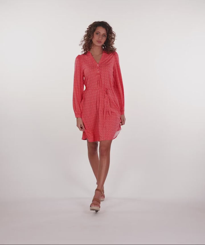 Robe Esqualo de couleur Corail