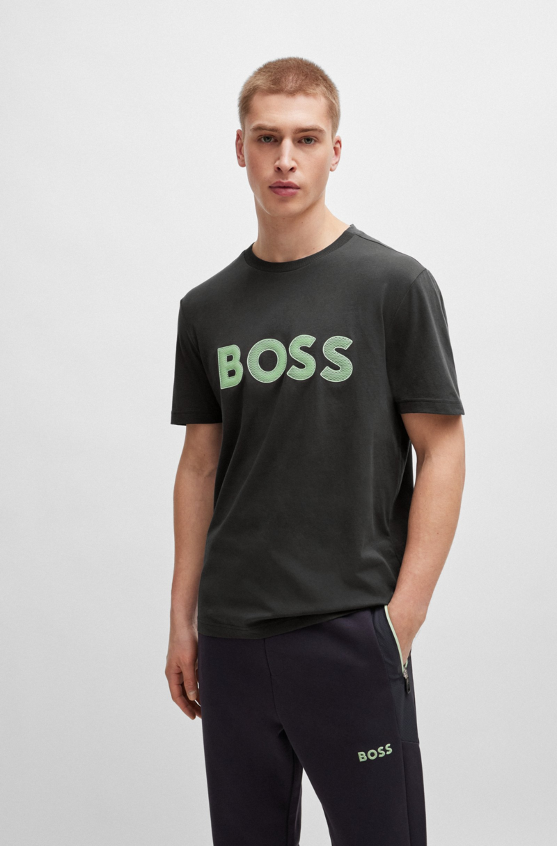 T-Shirt Hugo Boss de couleur Charbon