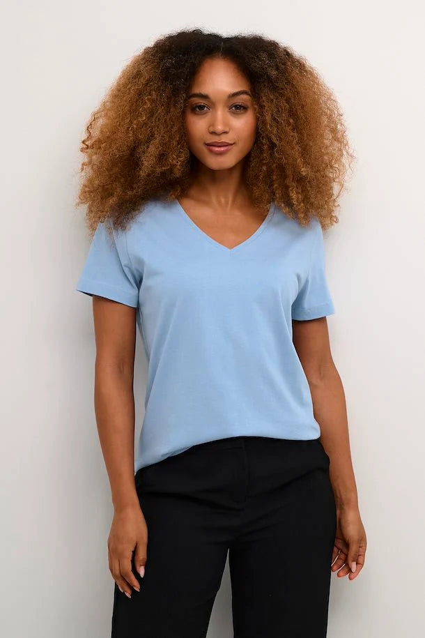 T-Shirt Cream de couleur Bleu