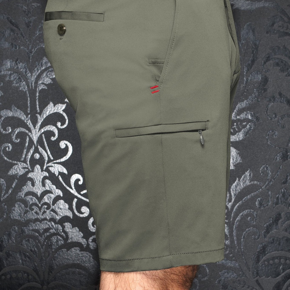 SHORTS | BAYLINER HOGAN, light olive - AU NOIR