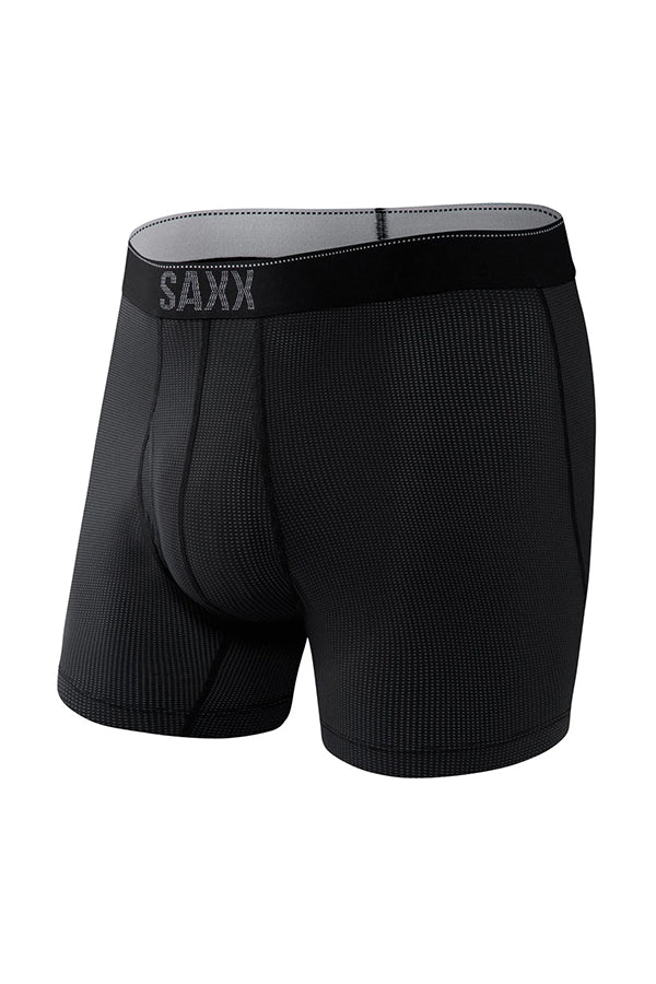 Saxx Quick Dry Boxer Shorts in Black color