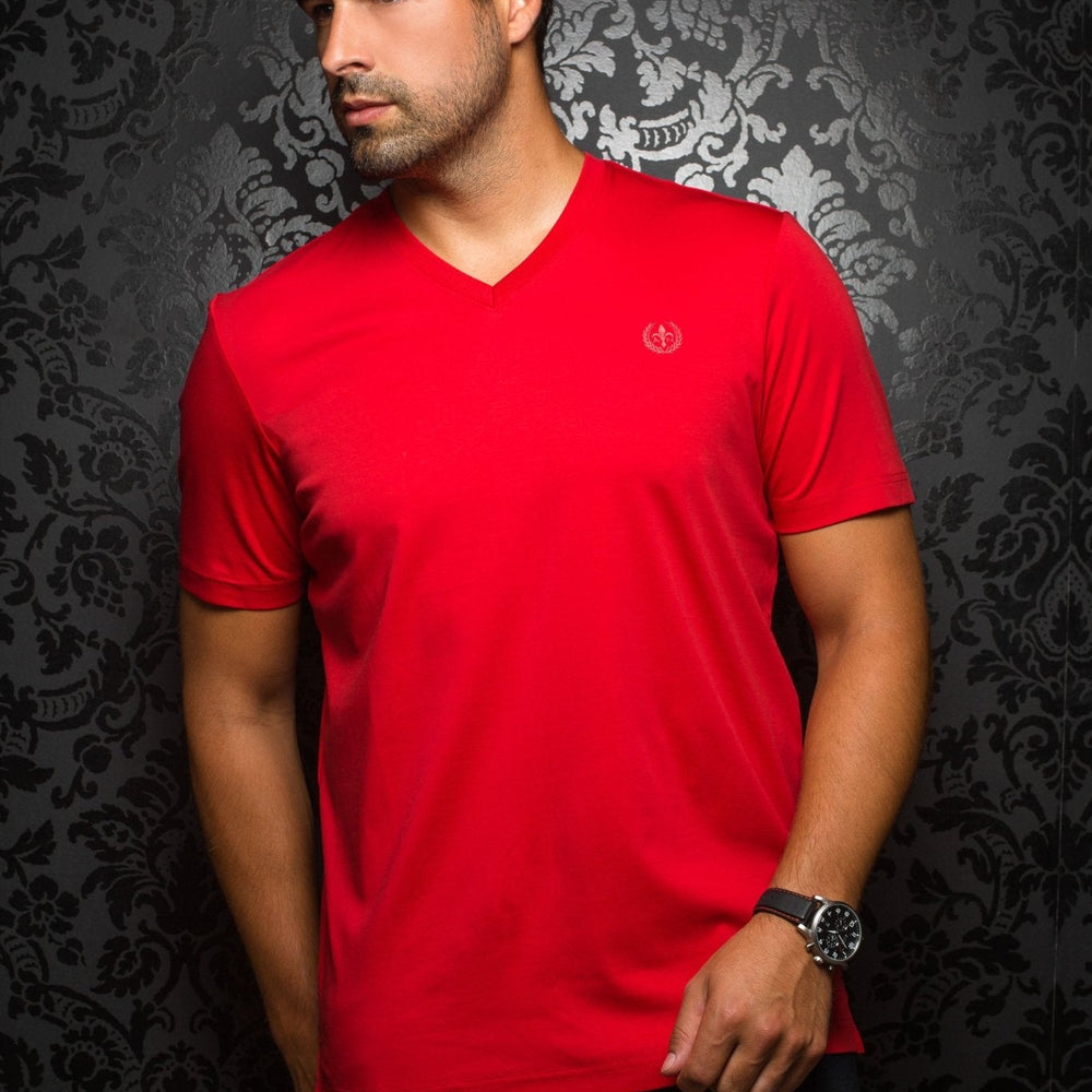 T-shirt | MICHAEL-V, red - AU NOIR