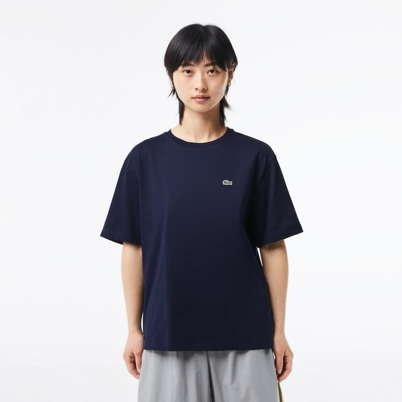 T-Shirt Lacoste de couleur Marine