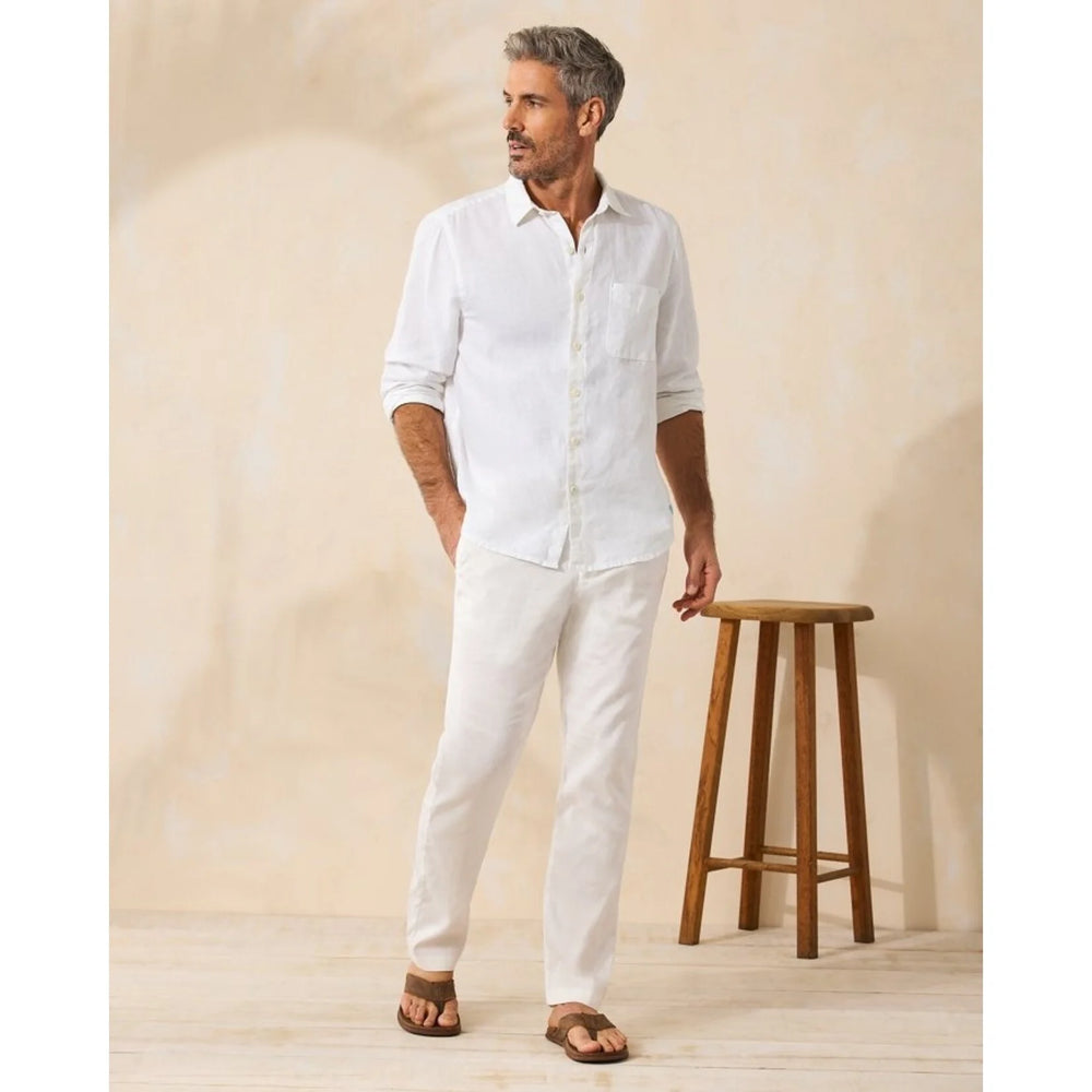 
                      
                        Chemise À Manches Longues Tommy Bahama de couleur Blanc
                      
                    