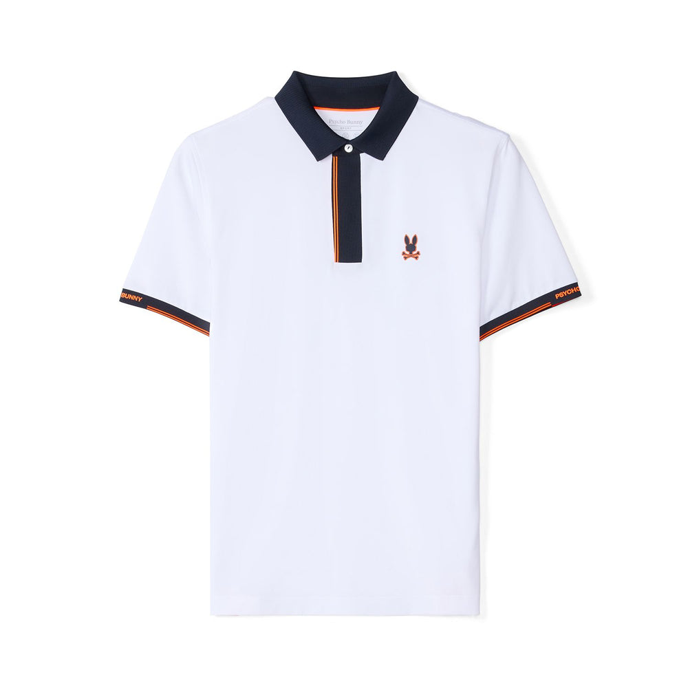 Polo Psycho Bunny de couleur Blanc